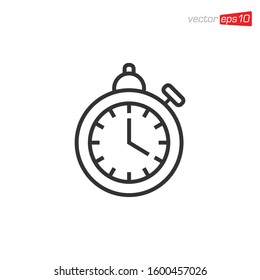 Alarm Clock Icon Design Vector