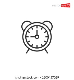 Alarm Clock Icon Design Vector