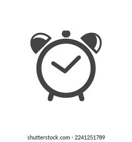 alarm clock icon design vector template