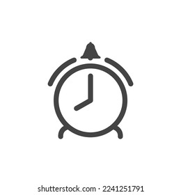 alarm clock icon design vector template