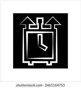 Alarm Clock Icon Design Vector Art Illustration