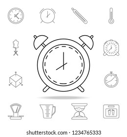 alarm clock icon. Detailed set of measuring instruments icons. Premium graphic design. One of the collection icons for websites, web design, mobile app