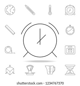 alarm clock icon. Detailed set of measuring instruments icons. Premium graphic design. One of the collection icons for websites, web design, mobile app