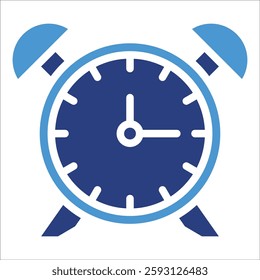 Alarm Clock Icon Element For Design