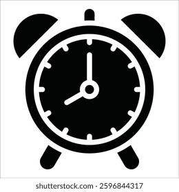 Alarm Clock Icon Element For Design