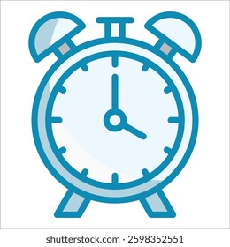 Alarm Clock Icon Element For Design