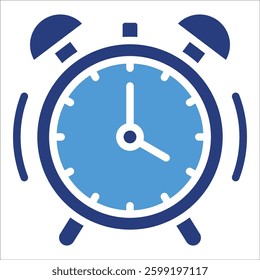 Alarm Clock Icon Element For Design