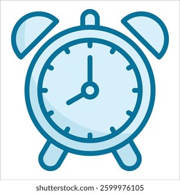 Alarm Clock Icon Element For Design