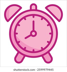 Alarm Clock Icon Element For Design