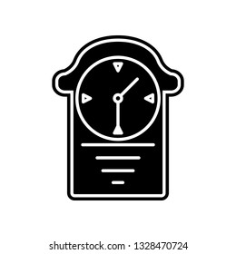 alarm clock icon. Element of education for mobile concept and web apps icon. Glyph, flat icon for website design and development, app development