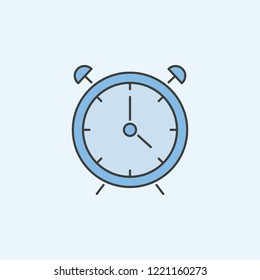 alarm clock icon. Element of house hold icon for mobile concept and web apps. Colored alarm clock icon can be used for web and mobile