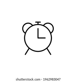 Icono de reloj de alarma, eps 10