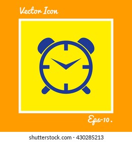 Alarm Clock Icon. Eps-10.