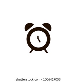 Alarm clock icon. flat design