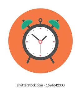Alarm Clock icon flat design