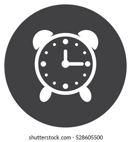 Alarm Clock Icon, flat design style