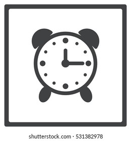 Alarm Clock Icon, flat design style