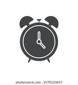 alarm clock icon Flat logo set collection