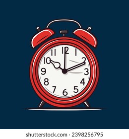 alarm clock icon free vector design	