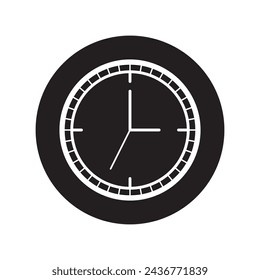 Alarm clock icon illustration symbol design