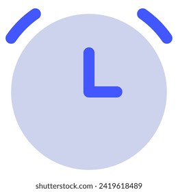Alarm Clock Icon Illustration for web, app, infographic, etc
