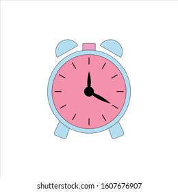 alarm clock icon. isolate on white background. serves to remind certain times that we have specified before. alarm clock can help us wake up in accordance with the time we have set.