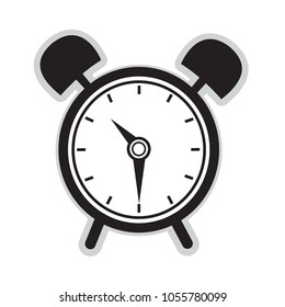 Alarm clock icon isolated on white background. Alarm clock icon for web site,app and logo. Creative concept,vector illustration eps 10