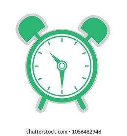 Alarm clock icon isolated on white background. Alarm clock icon for web site,app and logo. Creative concept,vector illustration eps 10