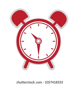 Alarm clock icon isolated on white background. Alarm clock icon for web site,app and logo. Creative concept,vector illustration eps 10