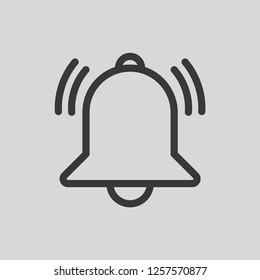Alarm clock icon isolated on background. Clock symbol modern, simple, vector, icon for website design, mobile app, ui. Vector Illustration