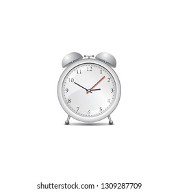 Alarm clock icon isolated on white background