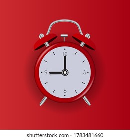 Alarm Clock Icon Isolated on white background. Vector Illustration EPS10