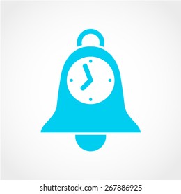 Alarm clock Icon Isolated on White Background