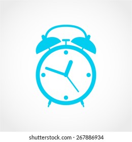 Alarm clock Icon Isolated on White Background