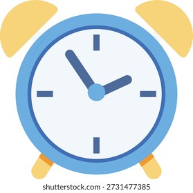  Ícone de despertador em um fundo preto, simbolizando gerenciamento de tempo ou lembretes.