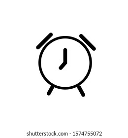 alarm clock icon outline style template. Trendy style, vector eps 10 