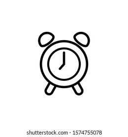 alarm clock icon outline style template. Trendy style, vector eps 10 