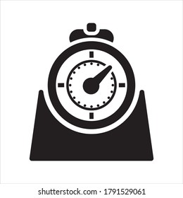 Wecker-Symbol. Symbol für Leistungsbeurteilung. Countdown-Timer-Symbol