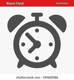 Alarm Clock Icon. Professional, pixel perfect icons optimized for both large and small resolutions. EPS 8 format.