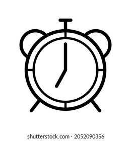 Alarm clock icon royalty free vector  design