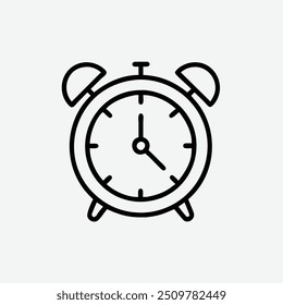 Vector de Regalías del icono del despertador 
