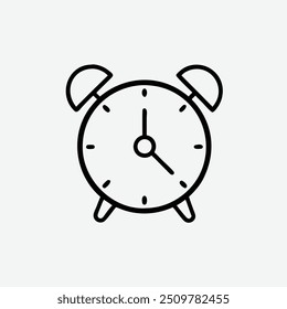 Alarm clock icon royalty vector 