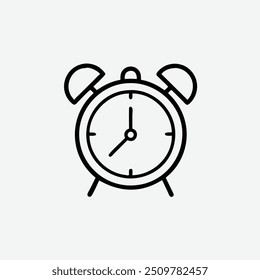 Alarm clock icon royalty vector 