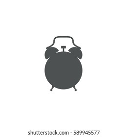alarm clock icon. sign design