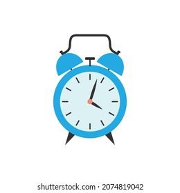 Icono de reloj de alarma. simple ilustración del reloj despertador.