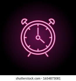 Alarm clock icon. Simple thin line, outline vector of household icons for ui and ux, website or mobile application