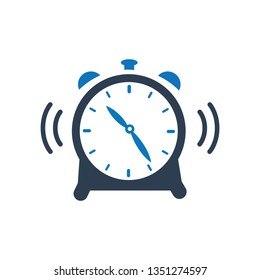 Alarm clock icon. Alarm Clock Snooze Button Icon
