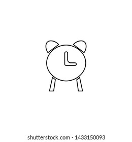 Alarm clock icon. Sport timer sign