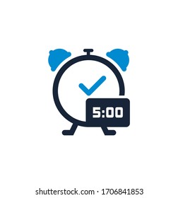 Stocksymbol der Weckuhr-Ikone