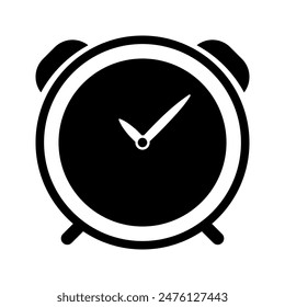 alarm clock icon symbol sign vector